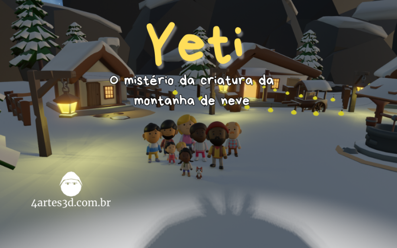 Yeti: A Nova Animação 3D da 4artes3d que Vai Aquecer Seu Coração Gelado
