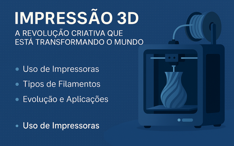 Impressão 3D: A Revolução Criativa Que Está Transformando o Mundo